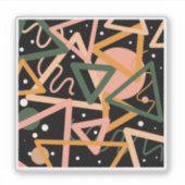 Driehoek en cirkels sticker (Voorkant)