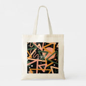 Driehoek en cirkels tote bag (Achterkant)