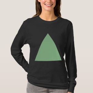 Driehoek - Faded groen T-shirt