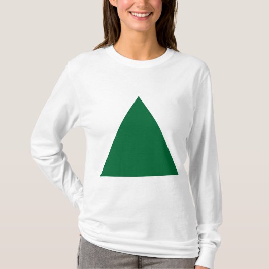 Driehoek - Forest Green T-shirt (Voorkant)