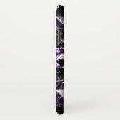 Driehoek Geometric Paars Smoky Galaxy Monogram Case-Mate iPhone Case (Achterkant / rechts)