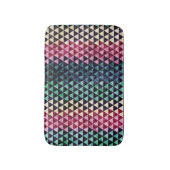 driehoek geometrisch naadloos patroon badmat (Voorkant Verticaal)