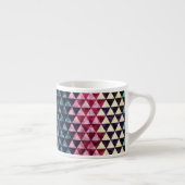 driehoek geometrisch naadloos patroon espresso kop (Rechts)