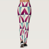 driehoek geometrisch naadloos patroon. leggings (Achterkant)