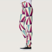 driehoek geometrisch naadloos patroon. leggings (Links)