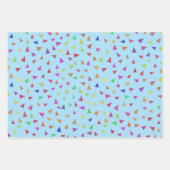 Driehoek Geometrische vorm Kunst Inpakpapier Vel (Voorkant 3)