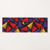 driehoek gestreepte driehoek yogamat (Voorkant (horizontaal))