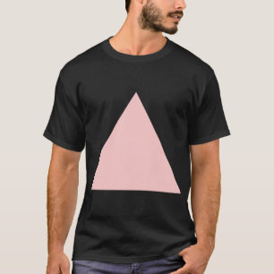 Driehoek - getande roze t-shirt