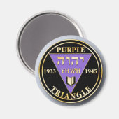 Driehoek gouden magneet (Voorkant / Achterkant)