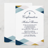 Driehoek Grenzen Uitnodiging (Voorkant / Achterkant)