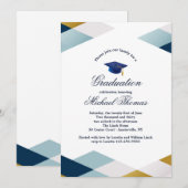 Driehoek Grenzen Uitnodiging (Voorkant / Achterkant)