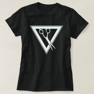 driehoek haarschaar t-shirt