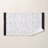 Driehoek Herhaal Wit  Bad Handdoek (Handdoek)