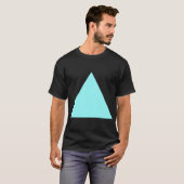 Driehoek - Ice Blue T-shirt (Voorkant volledig)