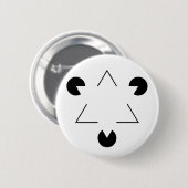 Driehoek Kanizsa Ronde Button 5,7 Cm (Voorkant /achterkant)