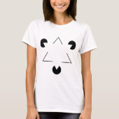 driehoek Kanizsa T-shirt (Voorkant)