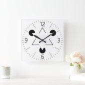 Driehoek Kanizsa Vierkante Klok (Huis)