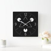 Driehoek Kanizsa Vierkante Klok (Huis)