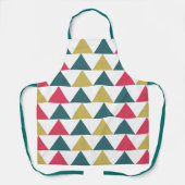 Driehoek Kleurrijke geometrische driehoek patroon Schort (Voorkant)