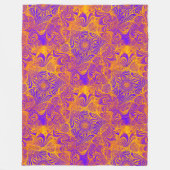 Driehoek Labyrint Mandala Naadloos Patroon 2 Fleece Deken (Voorkant)