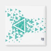 driehoek magneet (Voorkant)