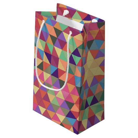 Driehoek mandala 1 klein cadeauzakje (Achterkant Gekanteld)