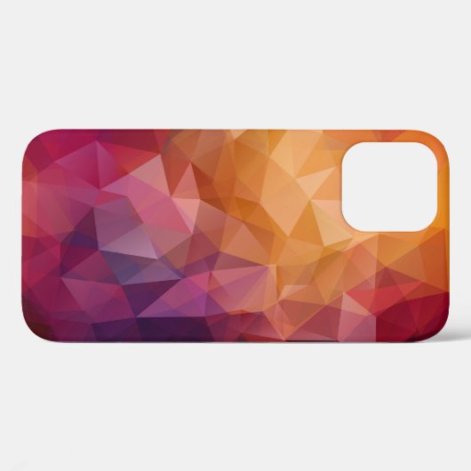 Driehoek Mozaïek: Donker Case-Mate iPhone Case (Achterkant (horizontaal))