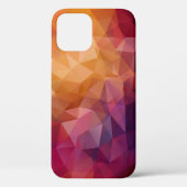Driehoek Mozaïek: Donker Case-Mate iPhone Case (Achterkant)