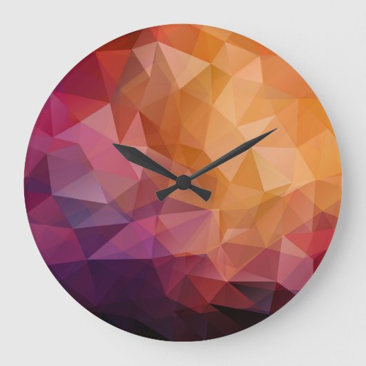 Driehoek Mozaïek: Donker Grote Klok (Voorkant)