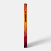 Driehoek Mozaïek: Donker iPhone Hoesje (Linkerkant)
