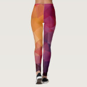 Driehoek Mozaïek: Donker Leggings (Achterkant)