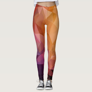 Driehoek Mozaïek: Donker Leggings
