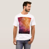Driehoek Mozaïek: Donker T-shirt (Voorkant volledig)