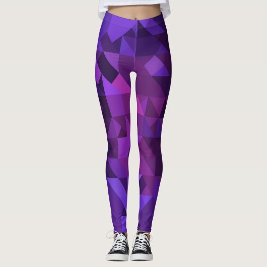 Driehoek Mozaïek Leggings (Voorkant)