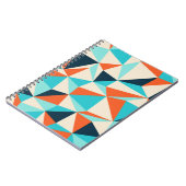 Driehoek naadloos patroon notitieboek (Linkerzijde)