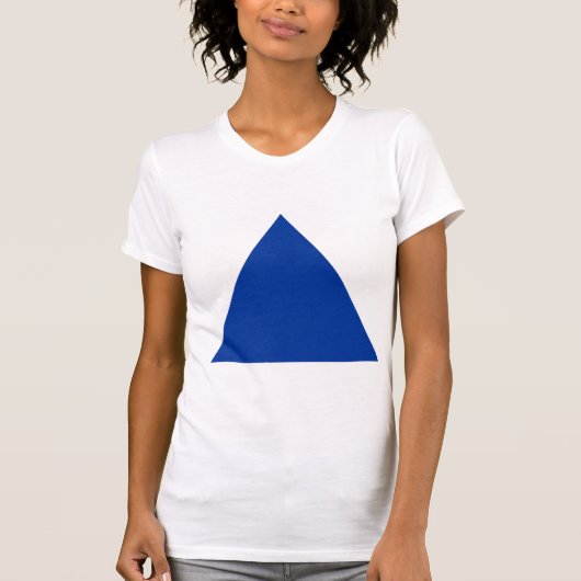 Driehoek - Navy Blue T-shirt (Voorkant)