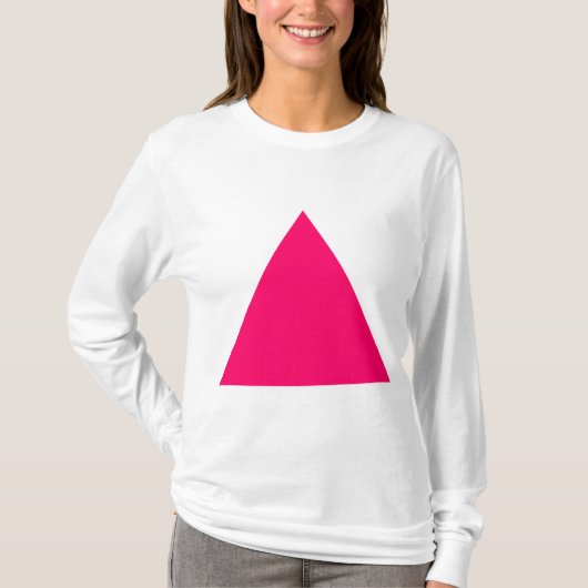 Driehoek - Neon Red T-shirt (Voorkant)