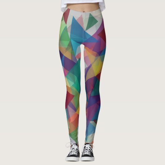 Driehoek ontworpen leggings (Voorkant)