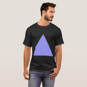 Driehoek - Pastel blauw T-shirt (Voorkant volledig)