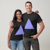 Driehoek - Pastel blauw T-shirt (Unisex)