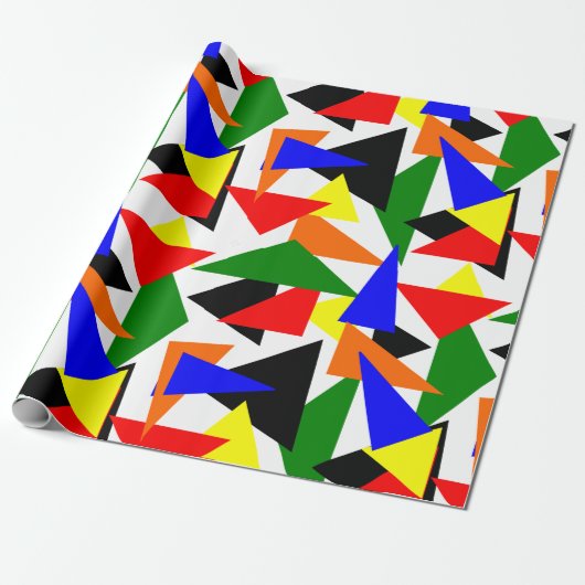Driehoek Plakken Cadeaupapier (Uitgerold)