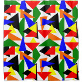 Driehoek Plakken Douchegordijn (Voorkant)