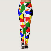Driehoek Plakken Leggings (Achterkant)