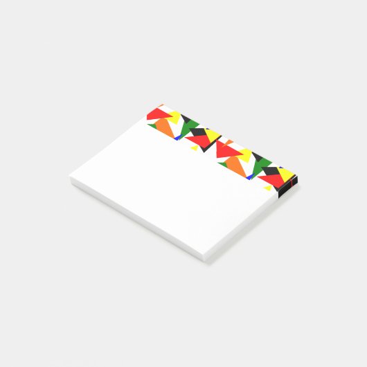 Driehoek Plakken Post-it® Notes (Schuin)