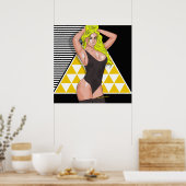 driehoek poster (Keuken)