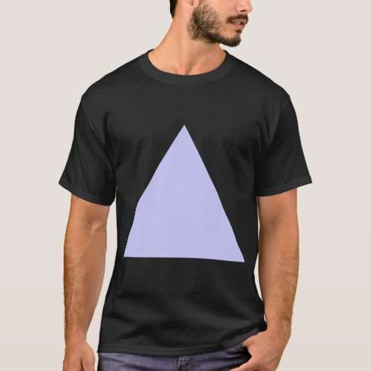 Driehoek - Powder Blue T-shirt (Voorkant)