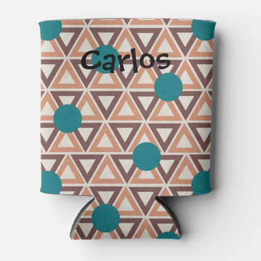 Driehoek Quilt Blikjeskoeler (Voorkant)