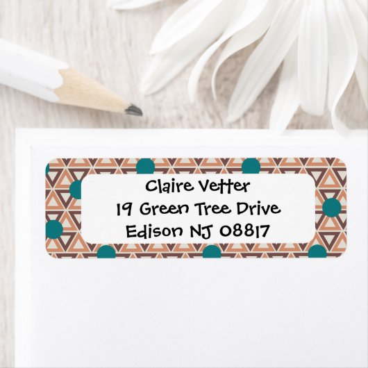 Driehoek Quilt Etiket (Insitu)