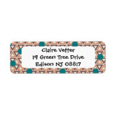 Driehoek Quilt Etiket (Voorkant)