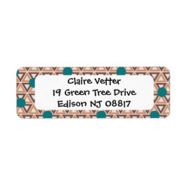 Driehoek Quilt Etiket